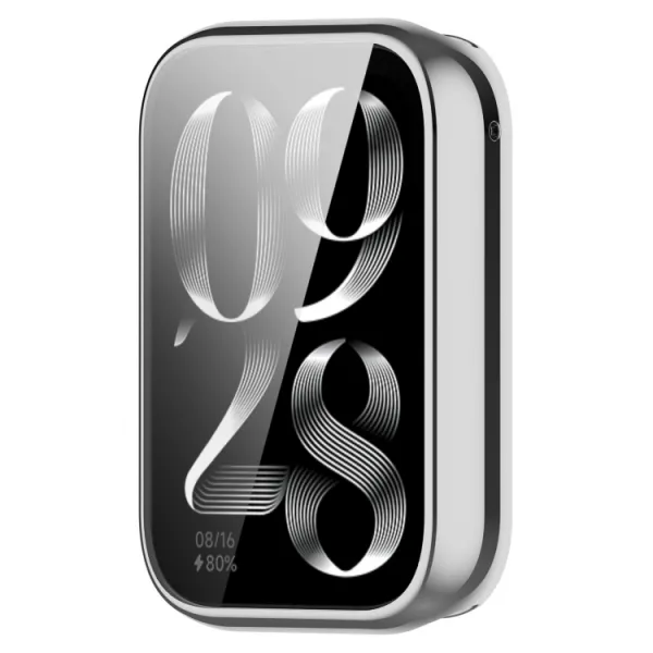 TPU FULL COVER Kryt pre Xiaomi Smart Band 9 Pro strieborný