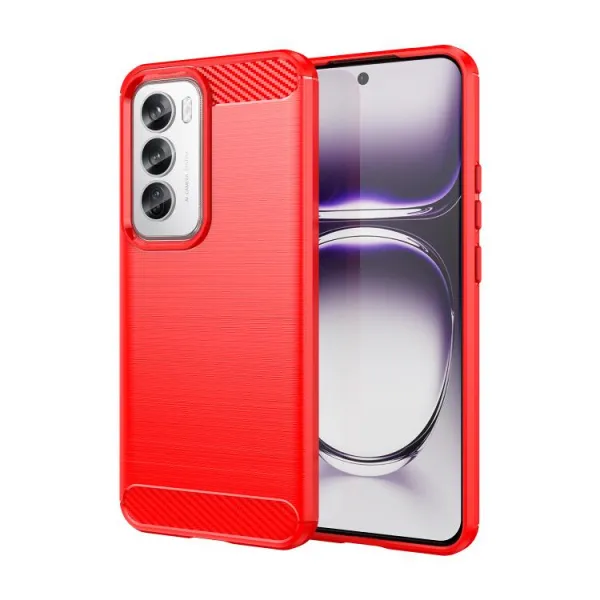 FLEXI TPU Ochranný kryt Oppo Reno12 Pro 5G červený