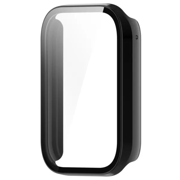 PC FULL COVER Plastový kryt so sklom pre Xiaomi Smart Band 9 Pro čierny