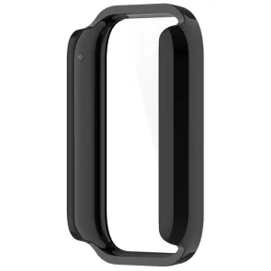 PC FULL COVER Plastový kryt so sklom pre Xiaomi Smart Band 9 Pro čierny