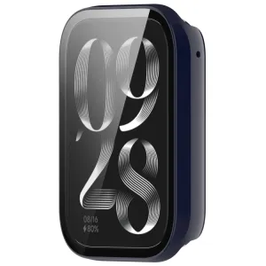 PC FULL COVER Plastový kryt so sklom pre Xiaomi Smart Band 9 Pro modrý