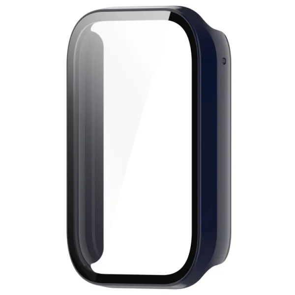 PC FULL COVER Plastový kryt so sklom pre Xiaomi Smart Band 9 Pro modrý