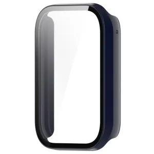 PC FULL COVER Plastový kryt so sklom pre Xiaomi Smart Band 9 Pro modrý