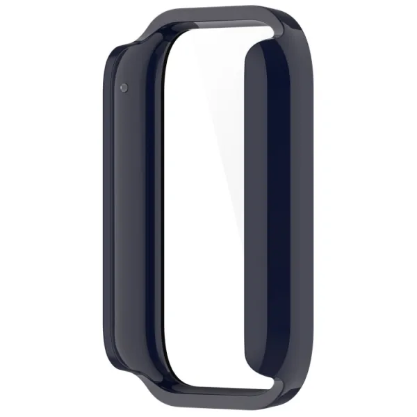 PC FULL COVER Plastový kryt so sklom pre Xiaomi Smart Band 9 Pro modrý