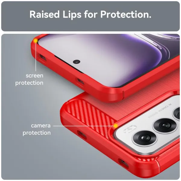 FLEXI TPU Ochranný kryt Oppo Reno12 5G červený