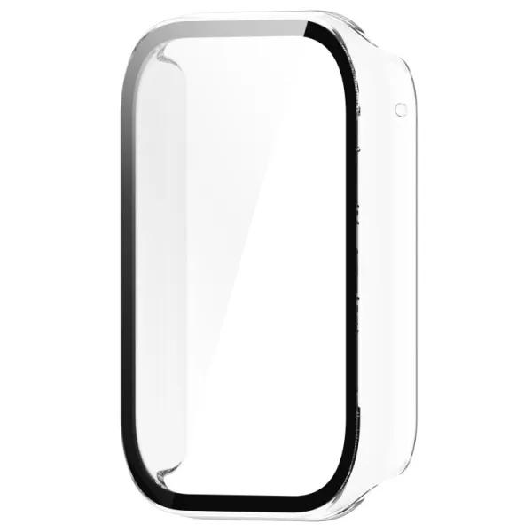 PC FULL COVER Plastový kryt so sklom pre Xiaomi Smart Band 9 Pro TRANSPARENT