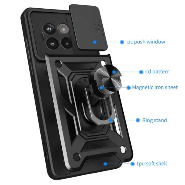 RING CAMERA Kryt s držiakom pre OnePlus 13R 5G modrý