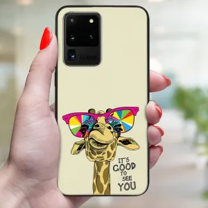 MY ART Ochranný kryt pre Samsung Galaxy S20 Ultra GIRAFFE (180)