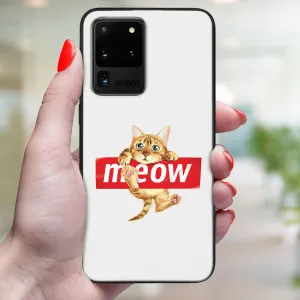 MY ART Ochranný kryt pre Samsung Galaxy S20 Ultra MEOW (183)