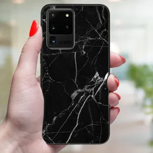 MY ART Ochranný kryt pre Samsung Galaxy S20 Ultra BLACK MARBLE (142)