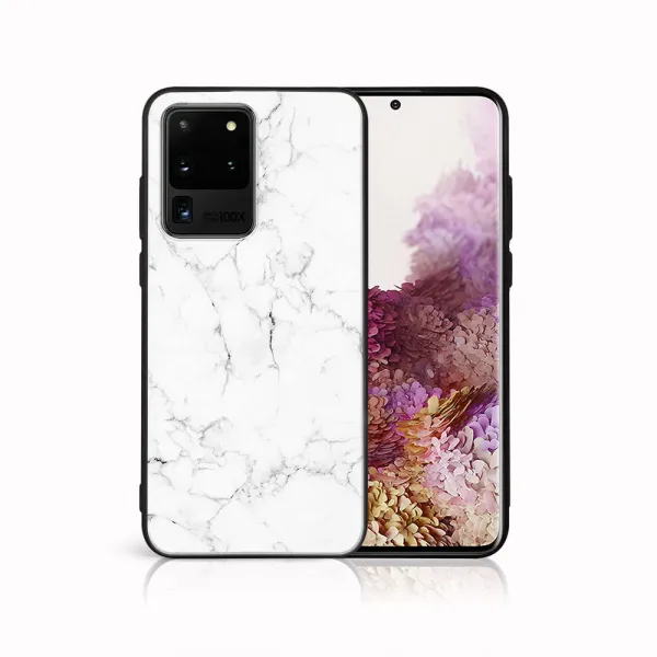 MY ART Ochranný kryt pre Samsung Galaxy S20 Ultra WHITE MARBLE (144)