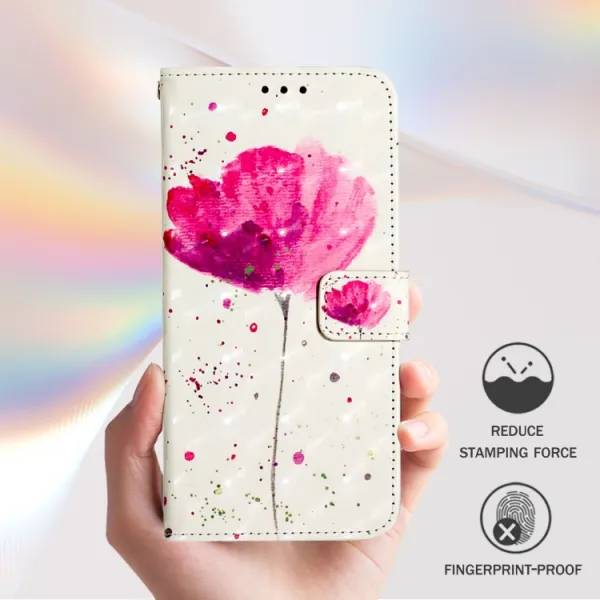 ART Peňaženkový kryt pre ZTE Blade A75 5G / Nubia Focus 5G FLOWER