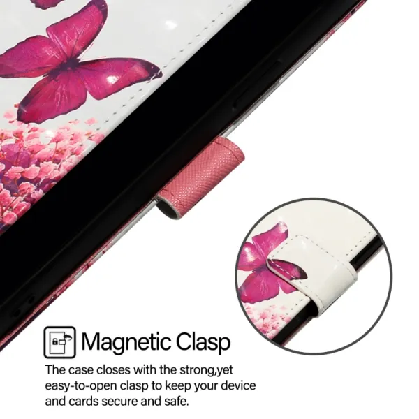 ART Peňaženkový kryt pre Infinix Hot 50 Pro+ ROSE BUTTERFLY