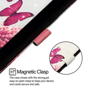 ART Peňaženkový kryt pre Infinix Hot 50 Pro+ ROSE BUTTERFLY