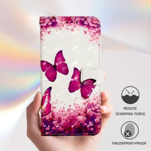 ART Peňaženkový kryt pre Infinix Hot 50 Pro+ ROSE BUTTERFLY