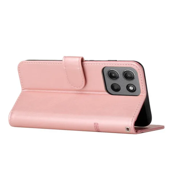 STITCHED Peňaženkový kryt pre Motorola Moto G15 / G15 Power ružový