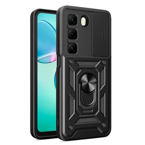 RING CAMERA Kryt s držiakom pre Infinix Hot 50 / Hot 50 5G čierny