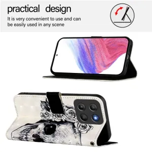 ART Peňaženkový kryt pre Motorola Moto G15 / G15 Power SKULL