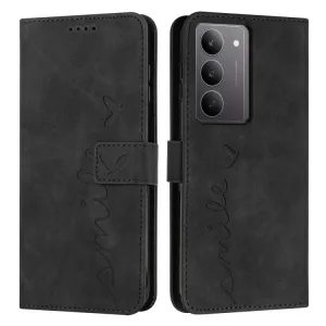 ART SMILE Peňaženkový obal s remienkom pre Realme C75 / Realme 14x 5G čierny