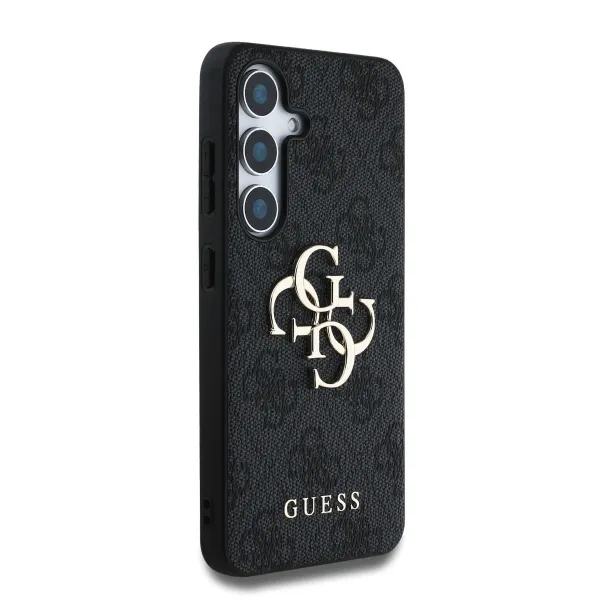 GUESS 4G METAL Kryt pre Samsung Galaxy S25 5G šedý