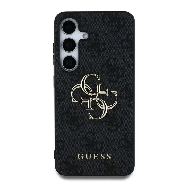 GUESS 4G METAL Kryt pre Samsung Galaxy S25 5G šedý