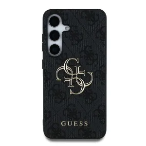 GUESS 4G METAL Kryt pre Samsung Galaxy S25 5G šedý