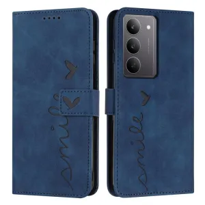 ART SMILE Peňaženkový obal s remienkom pre Realme C75 / Realme 14x 5G modrý