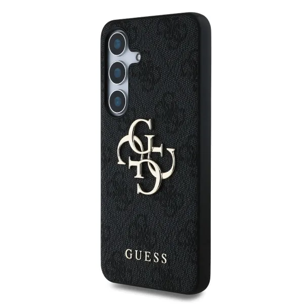 GUESS 4G METAL Kryt pre Samsung Galaxy S25 5G šedý