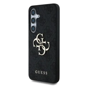 GUESS 4G METAL Kryt pre Samsung Galaxy S25 5G šedý