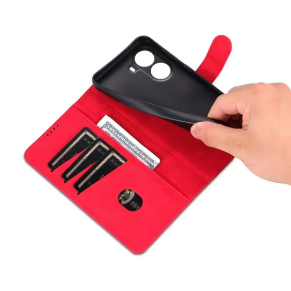 AZNS Peňaženkové puzdro Xiaomi Poco X7 Pro červené