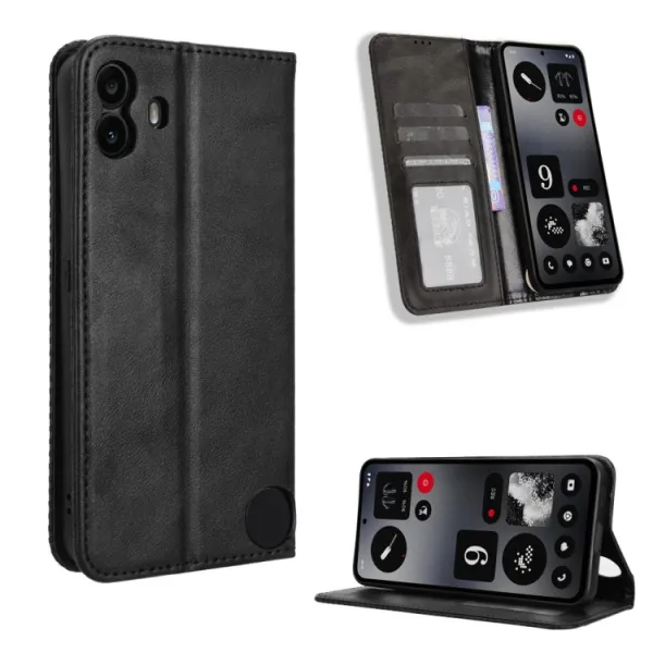 BUSINESS Peňaženkový kryt pre CMF Phone 1 čierny