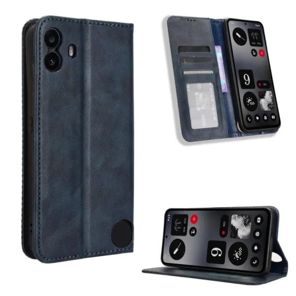 BUSINESS Peňaženkový kryt pre CMF Phone 1 modrý