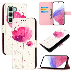 ART Peňaženkový kryt pre Infinix Hot 50 FLOWER