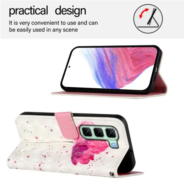 ART Peňaženkový kryt pre Infinix Hot 50 FLOWER