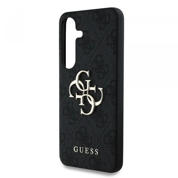 GUESS 4G METAL Kryt pre Samsung Galaxy S25 Plus 5G šedý