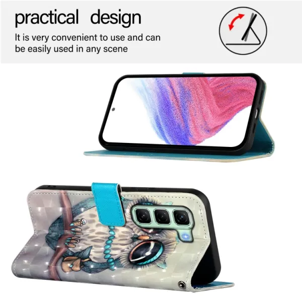 ART Peňaženkový kryt pre Infinix Hot 50 GREY OWL