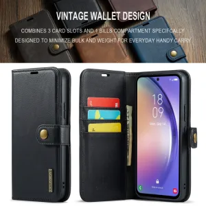 DG.MING Peňaženkový obal 2v1 Samsung Galaxy A35 5G čierny