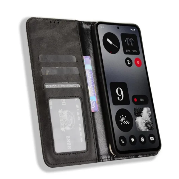 BUSINESS Peňaženkový kryt pre CMF Phone 1 čierny