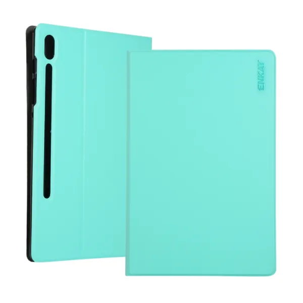 ENKAY LEATHER Zaklápací obal pre Samsung Galaxy Tab S6 (T860 / T865) mentolový