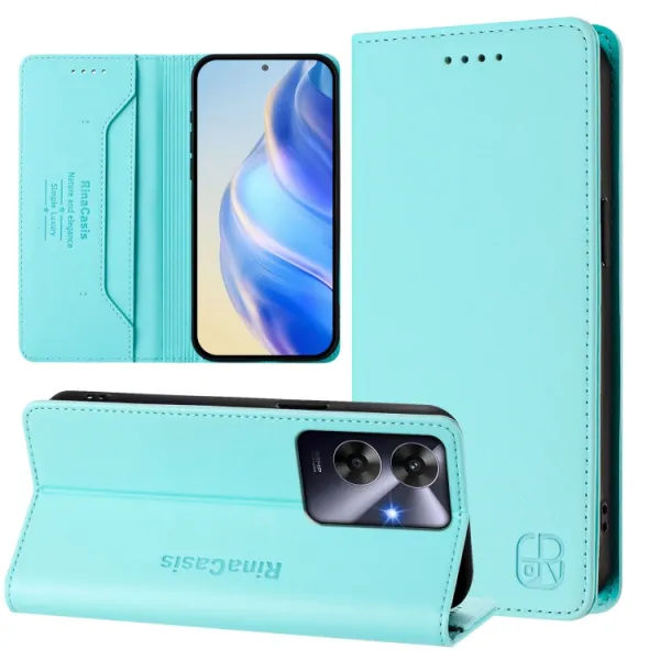 RINA Zaklápacie puzdro pre Realme Note 60 mentolové