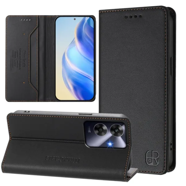 RINA Zaklápacie puzdro pre Realme Note 60 čierne