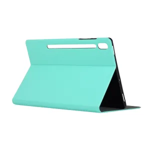 ENKAY LEATHER Zaklápací obal pre Samsung Galaxy Tab S6 (T860 / T865) mentolový