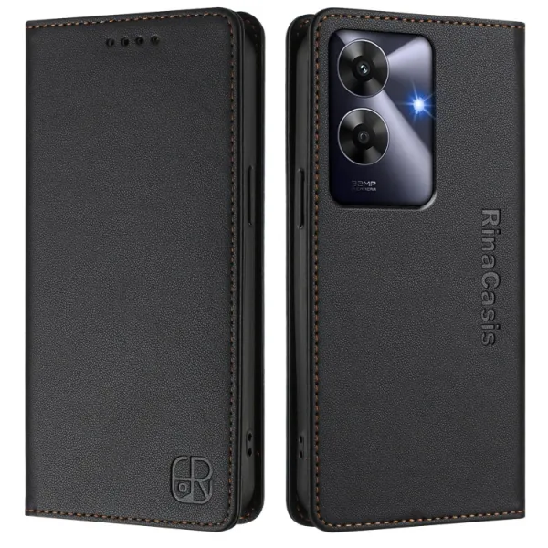 RINA Zaklápacie puzdro pre Realme Note 60 čierne