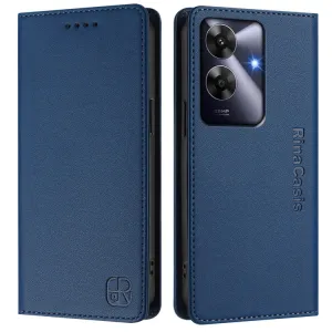 RINA Zaklápacie puzdro pre Realme Note 60 tmavomodré