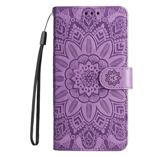 ART MANDALA Peňaženkový obal pre Honor Magic7 Lite 5G fialový