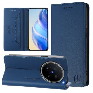 RINA Zaklápacie puzdro pre Vivo X200 Pro 5G modré