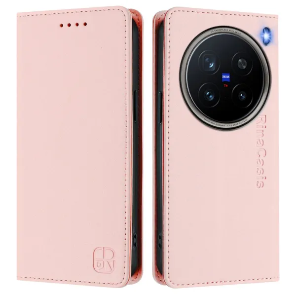 RINA Zaklápacie puzdro pre Vivo X200 Pro 5G ružové