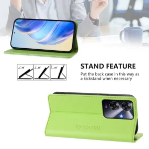 RINA Zaklápacie puzdro pre Realme Note 60 svetlozelené