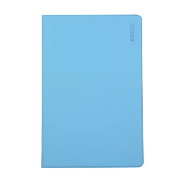 ENKAY LEATHER Zaklápací obal pre Samsung Galaxy Tab S6 (T860 / T865) svetlomodrý