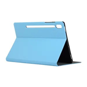 ENKAY LEATHER Zaklápací obal pre Samsung Galaxy Tab S6 (T860 / T865) svetlomodrý